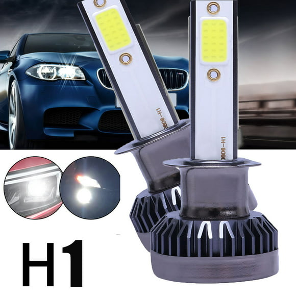 Pair H1 LED Headlight 8000LM Bulb Conversion Fit Honda BMW Audi Acura Lexus Ford 